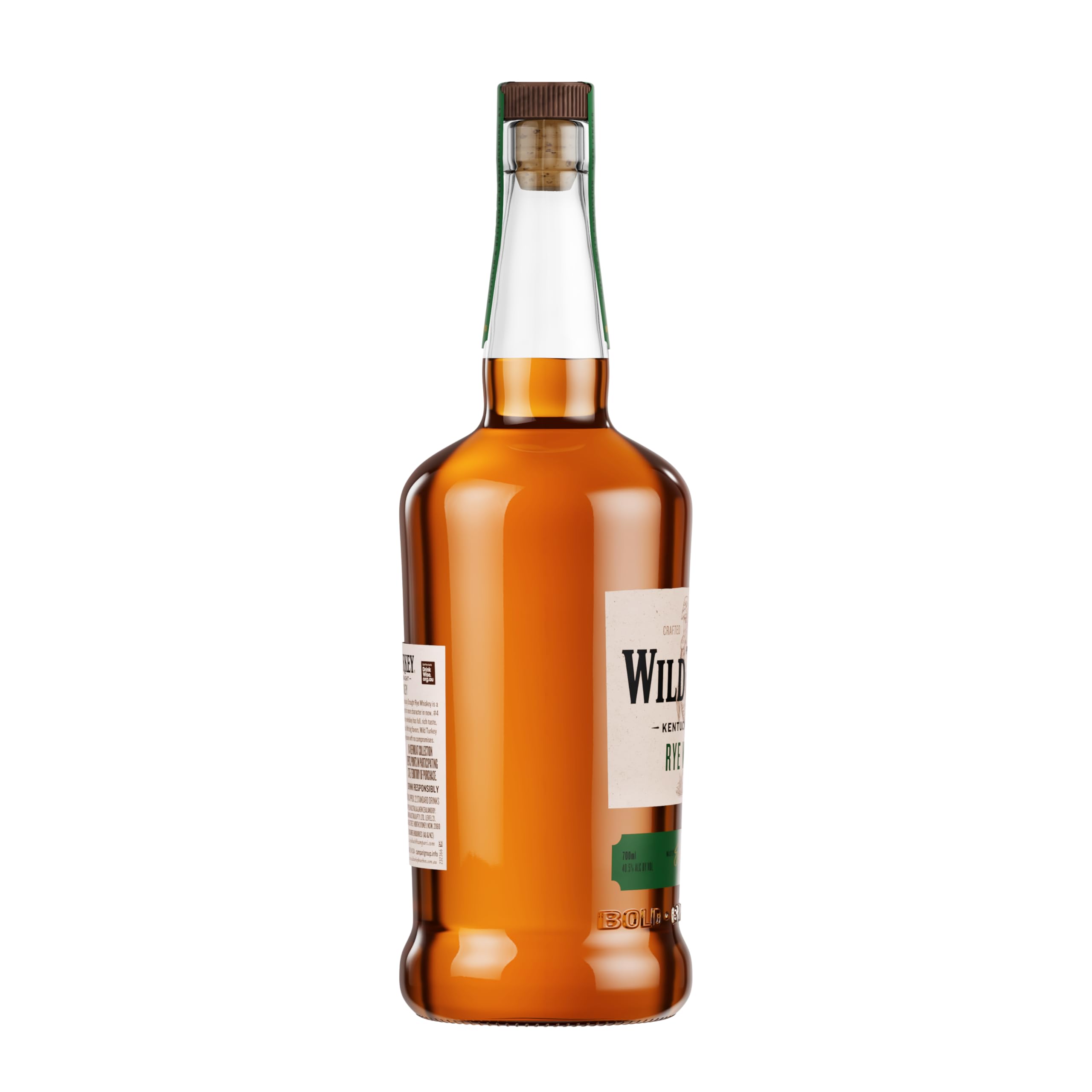 Wild Turkey Straight Rye Whiskey 700 ml : Amazon.com.au: Grocery